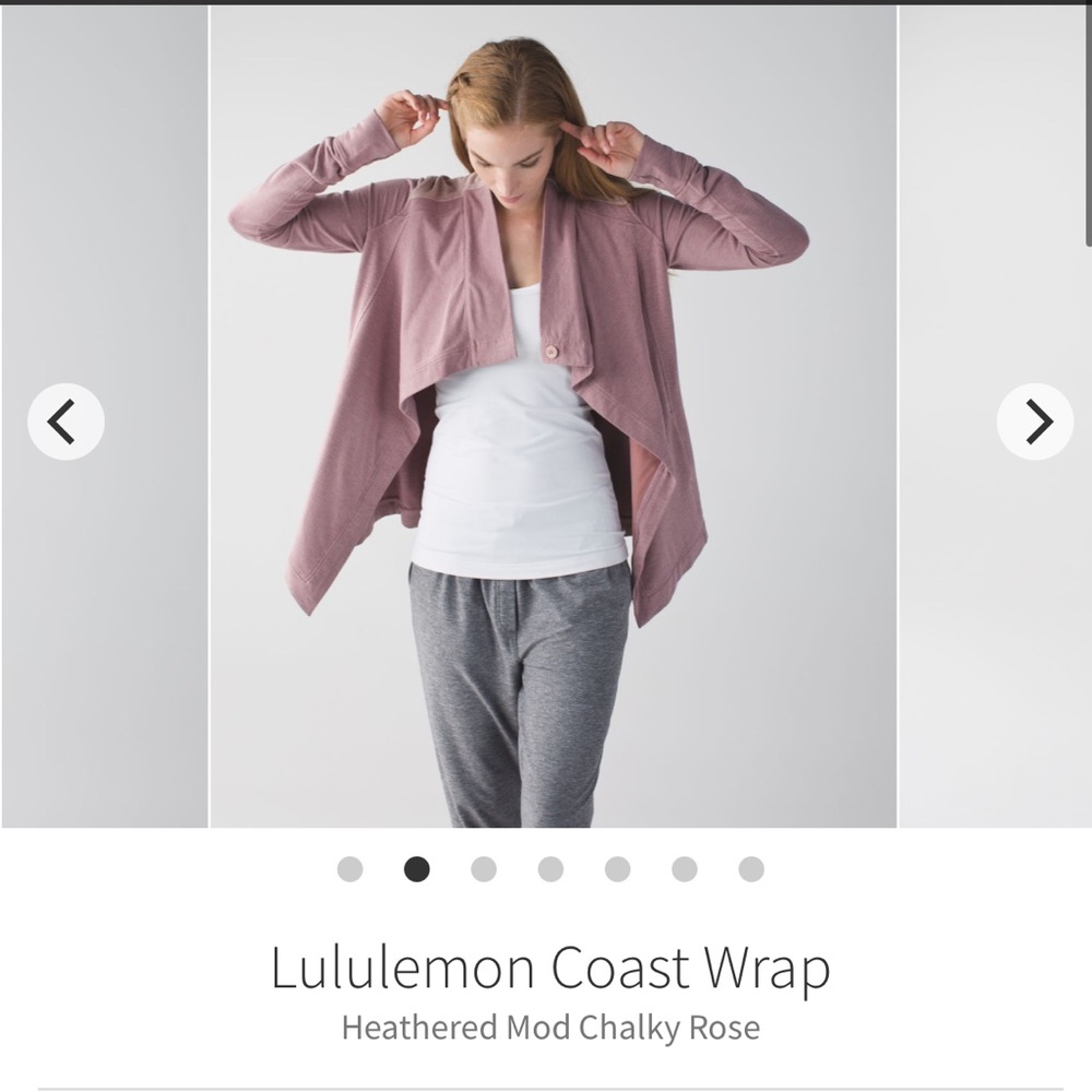 Lululemon Chalky Rose Coast Wrap 6